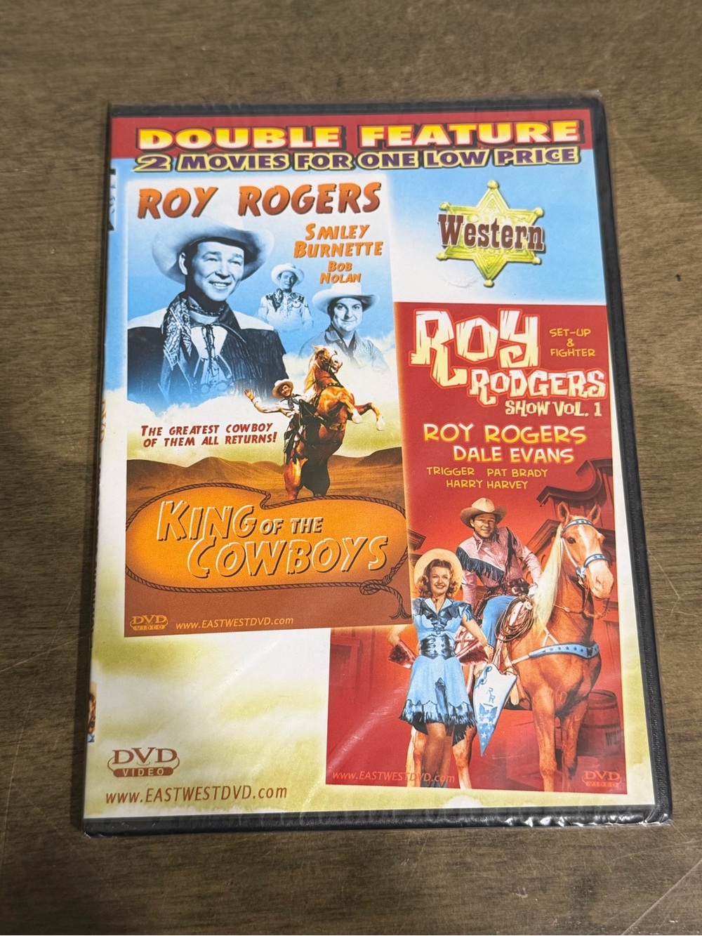 Roy Rogers Double Feature King Of Cowboys Western Show Volume DVD Dale Evans NEW
